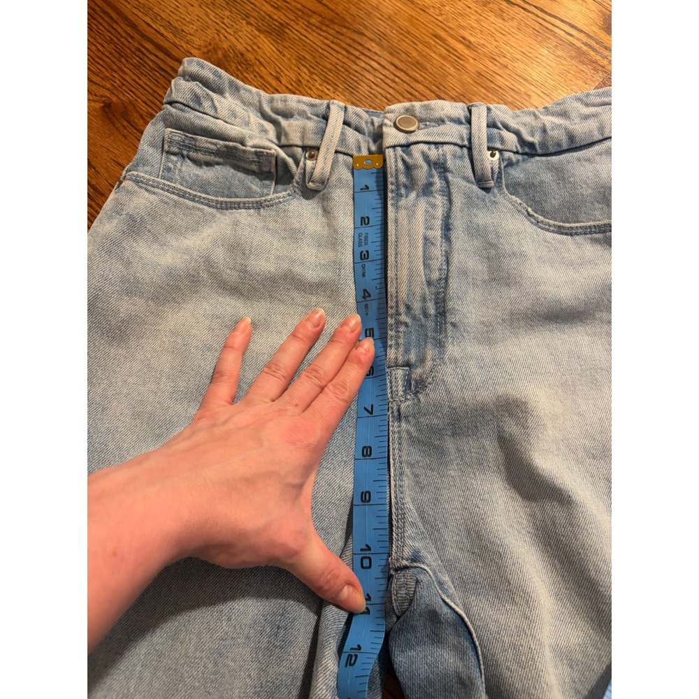Good American | Women's Side Slit Good Boy Jeans Indigo665 - Picture 5 of 7